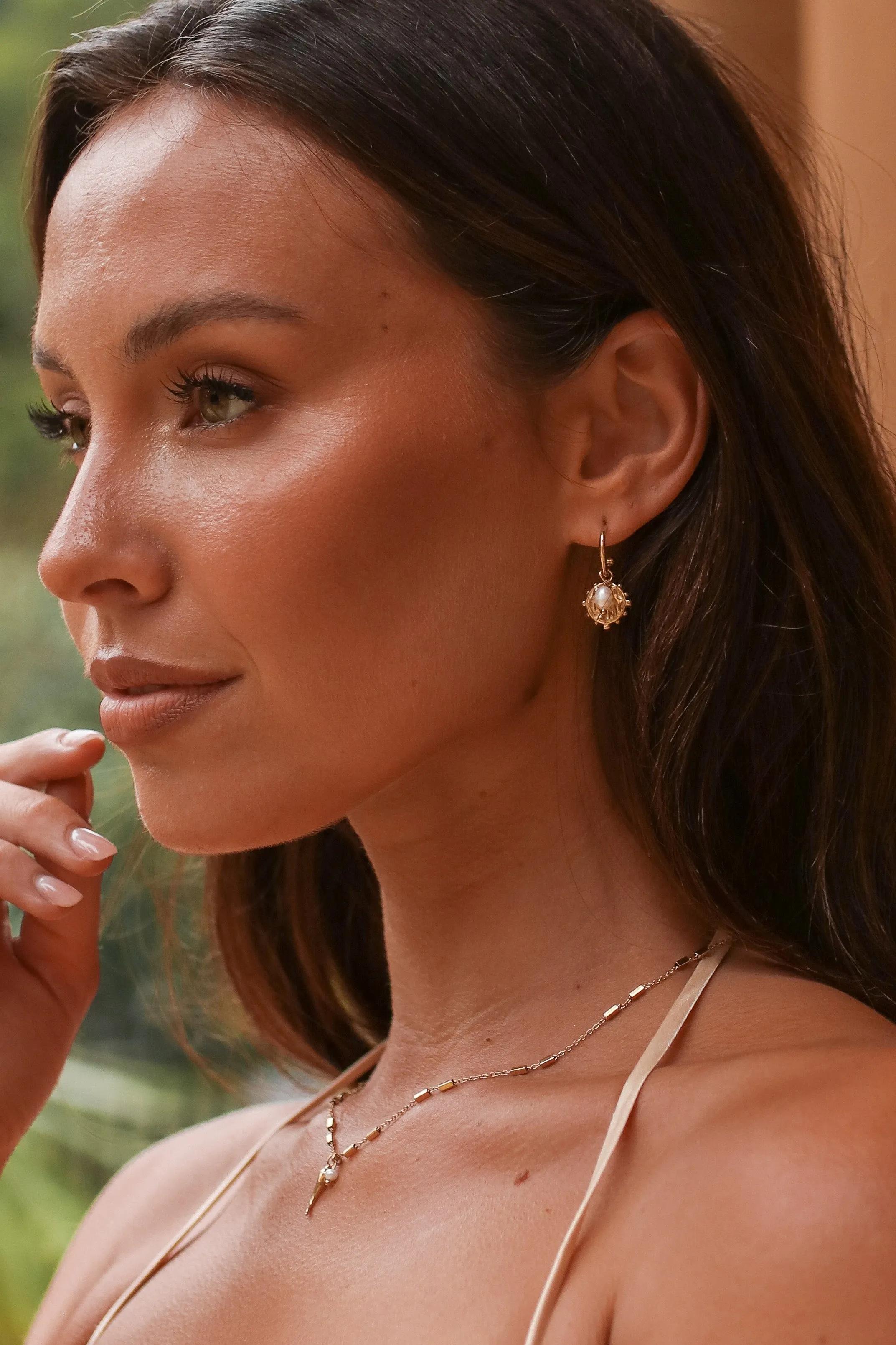 Shannon - Stainless Steel Hoop Earrings