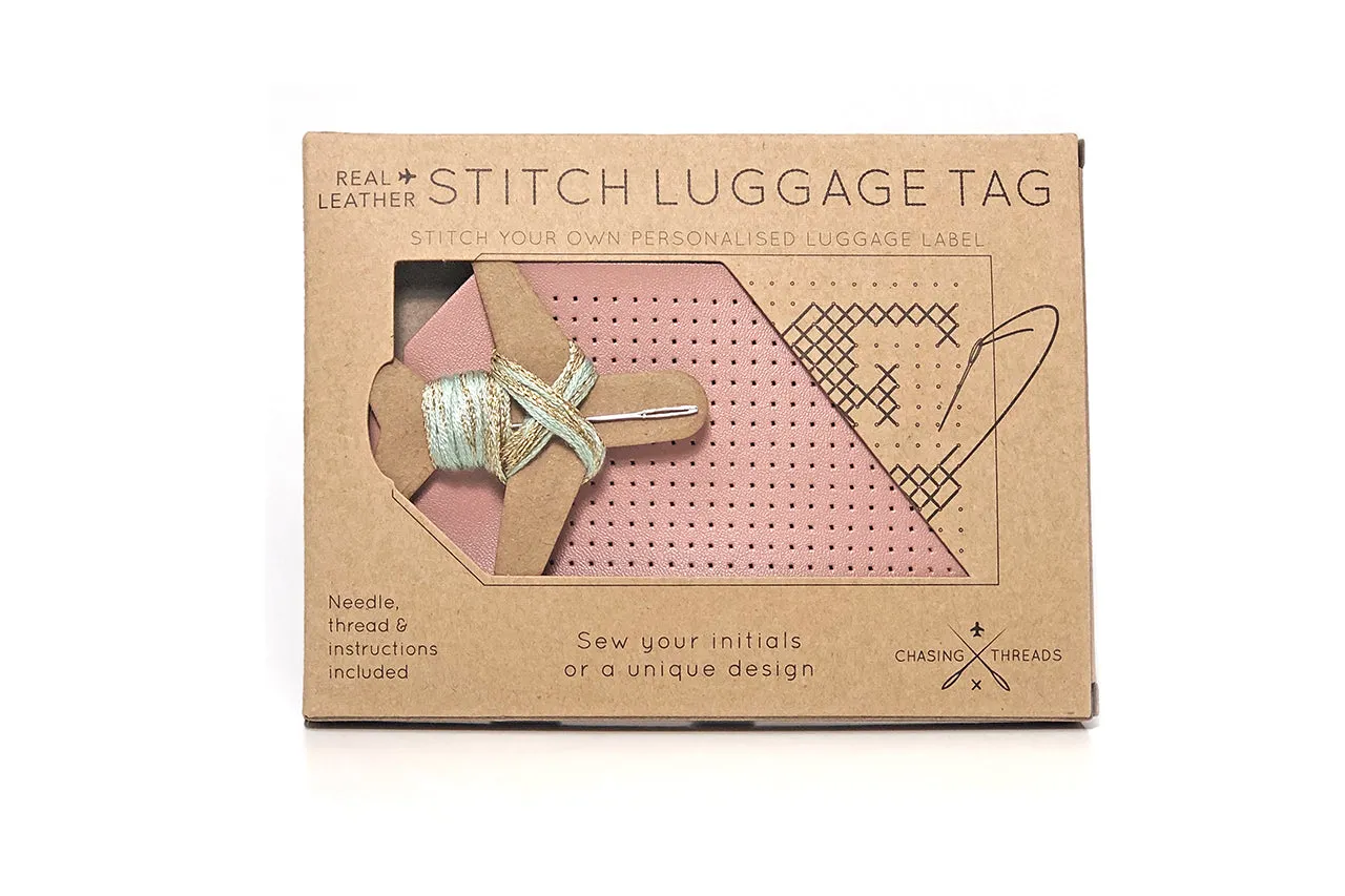 Stitch Passport & Luggage Tag Set - Pink