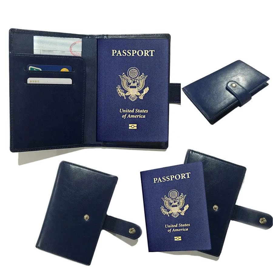 VistaShops Unisex Passport Wallet with RFID Safe Lock