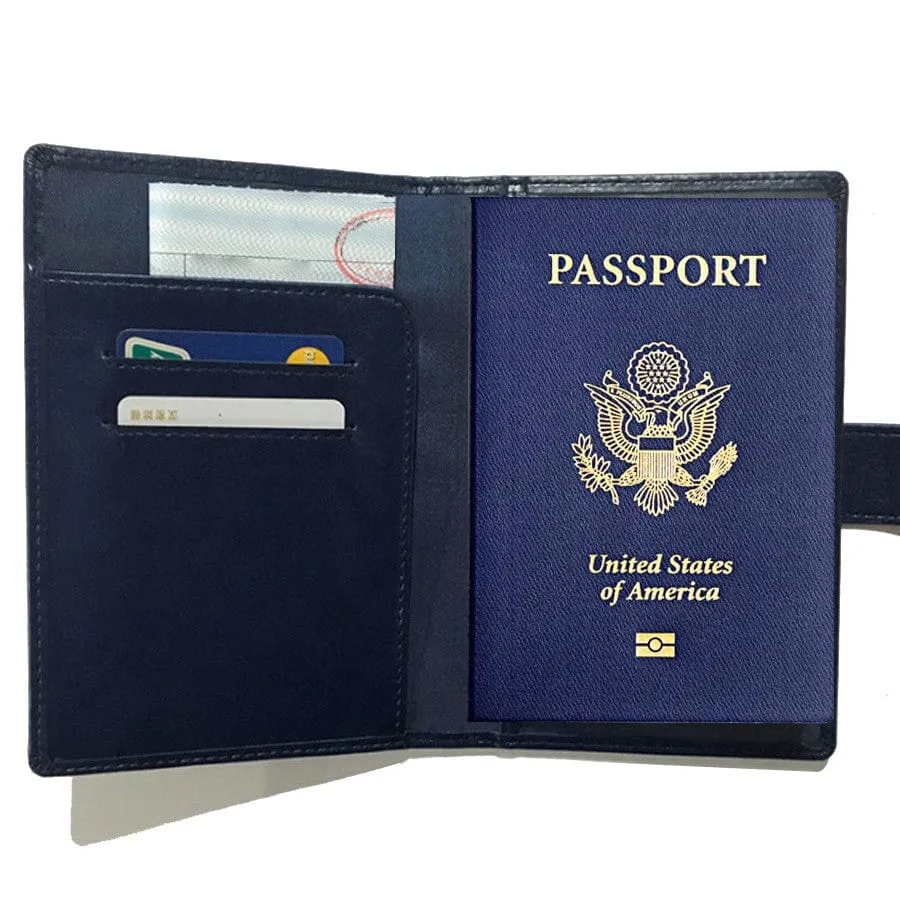 VistaShops Unisex Passport Wallet with RFID Safe Lock
