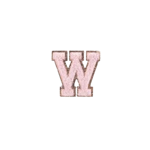 W Letter Patches
